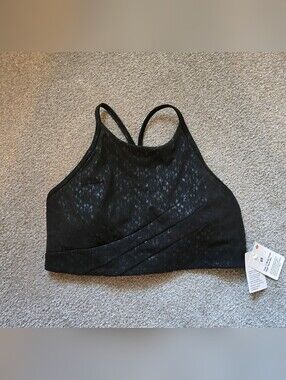 Lululemon Flow Y Wrap Front High Neck Bra